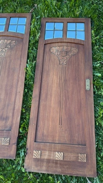 Starožitné dřevěné dveře - 2