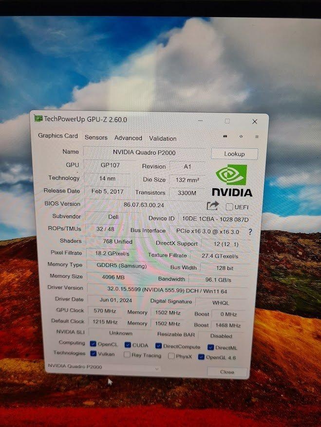 4K DOTYKOVÝ Dell Precision 5530, Core i9, 4GB nVidia GPU - 2