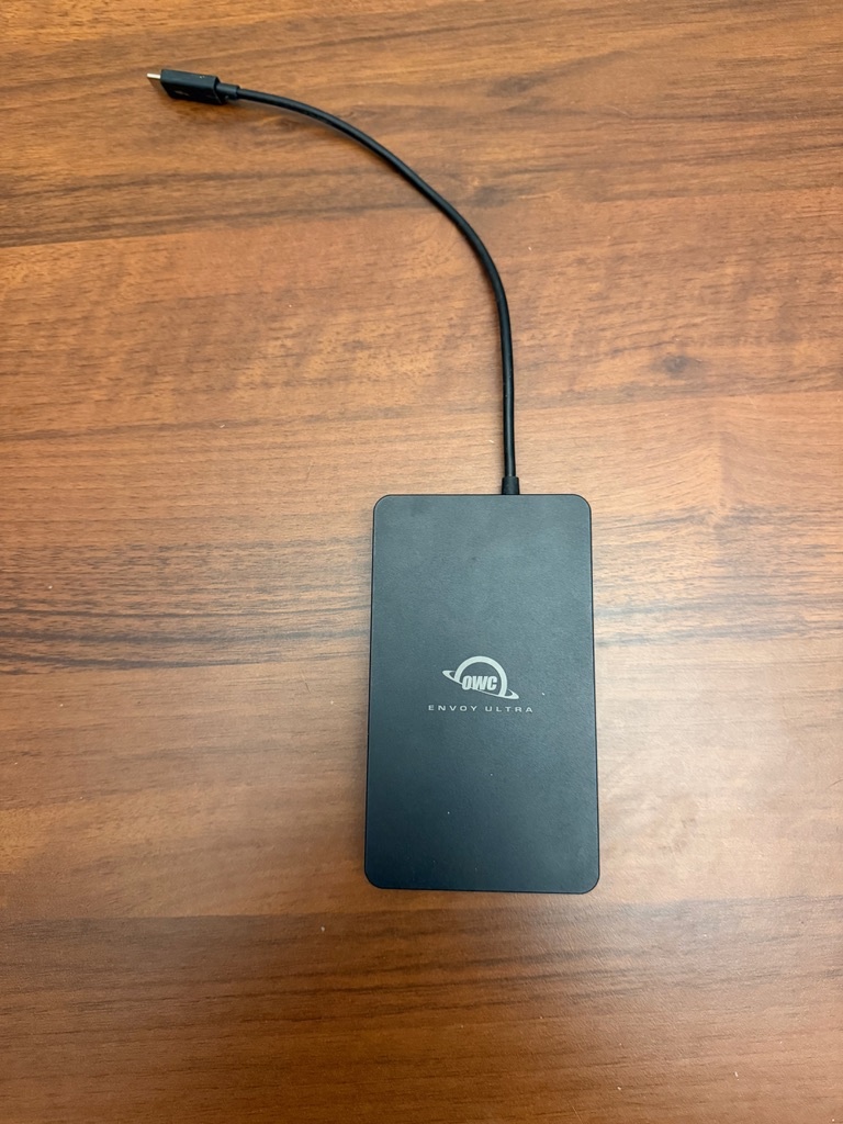 Externí SSD disk OWCEnvoy Thunderbolt 5 kapacita 4TB, záruka - 2