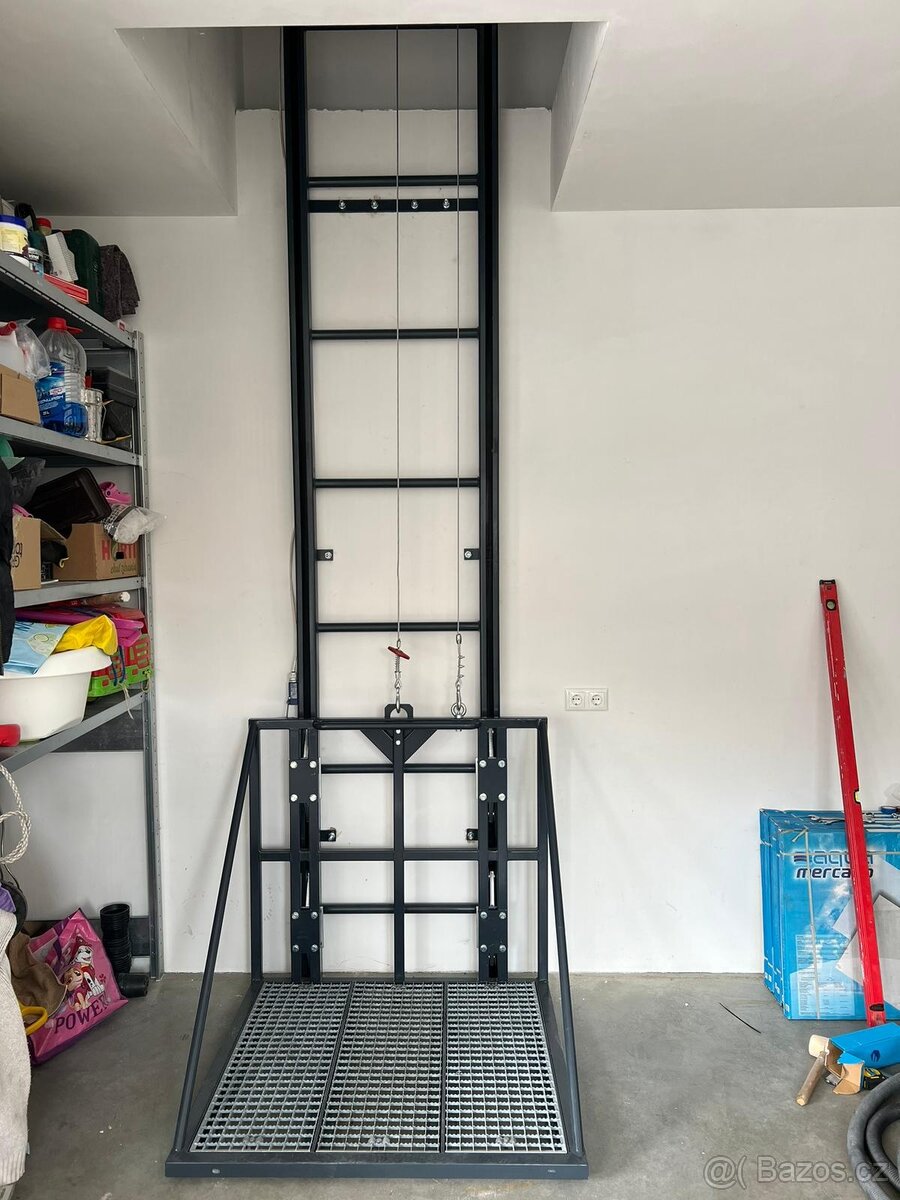 Plošinový výtah ke zdi vrátek zvedák - 2