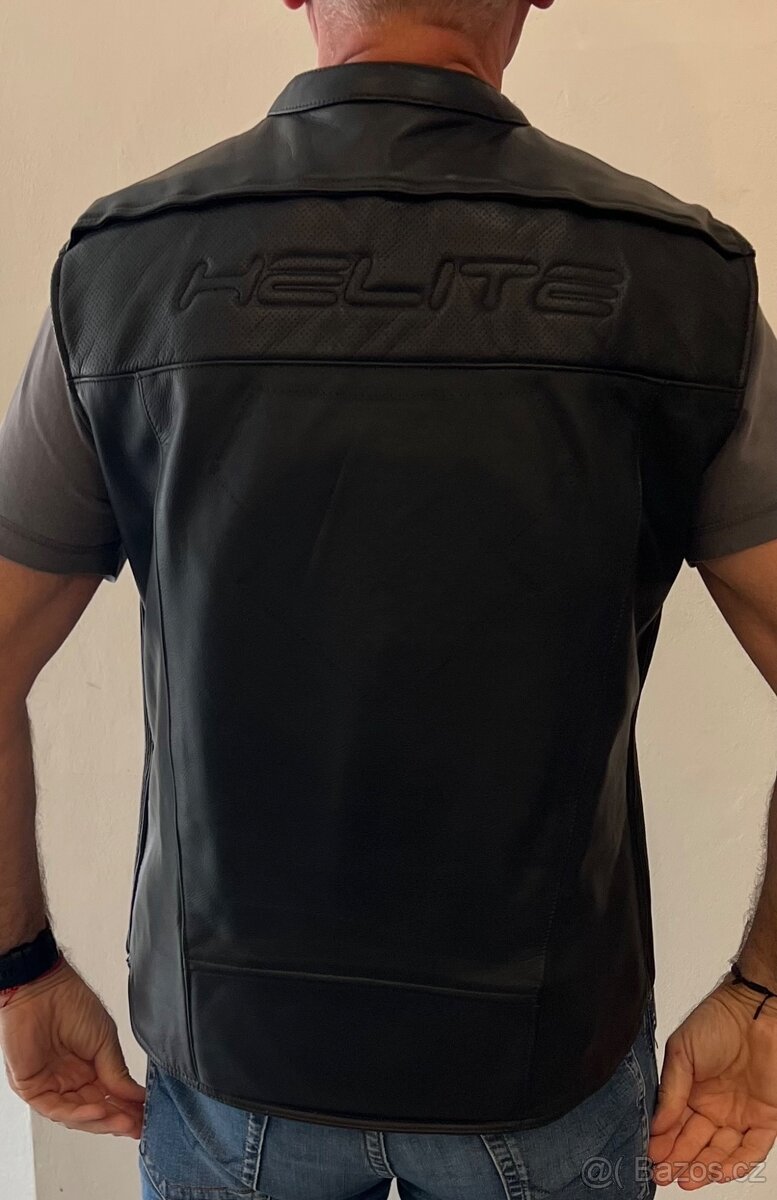 Airbagová kožená vesta Helite - 2