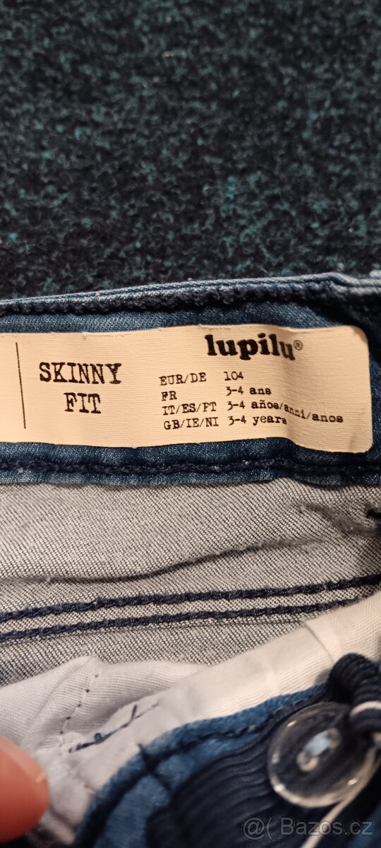 Dívčí džíny vel.104 - 2