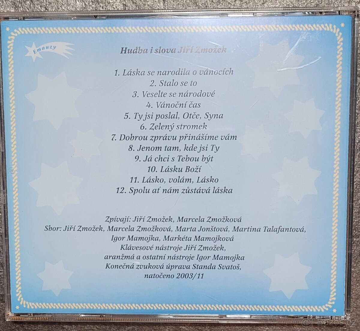 CD JIŘÍ ZMOŽEK - LÁSKA SE NARODILA O VÁNOCÍCH - 2