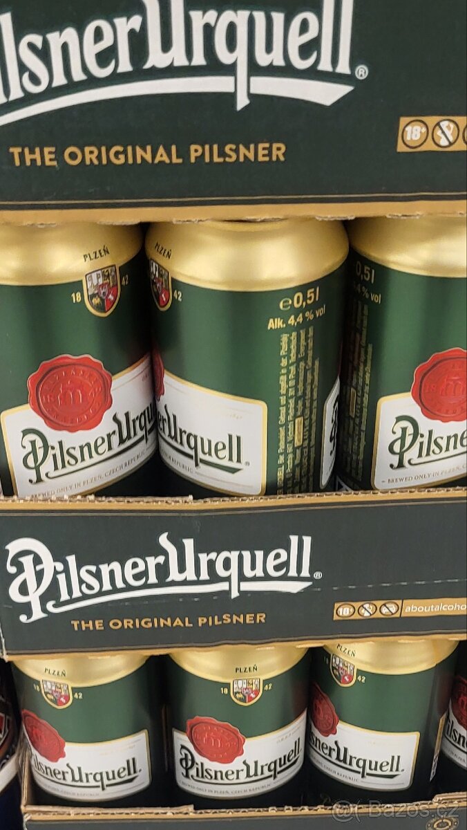 Pilsner urquell vývozní 0.5 litru plech - 2