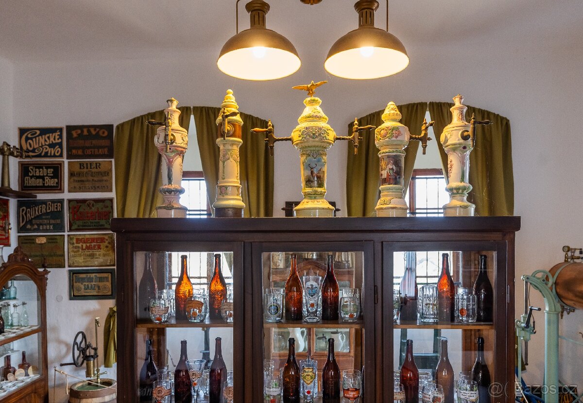 Sbírám STARÉ PIVNÍ LAHVE, FLAŠKY, SKLENICE, PULLITRY na pivo - 2