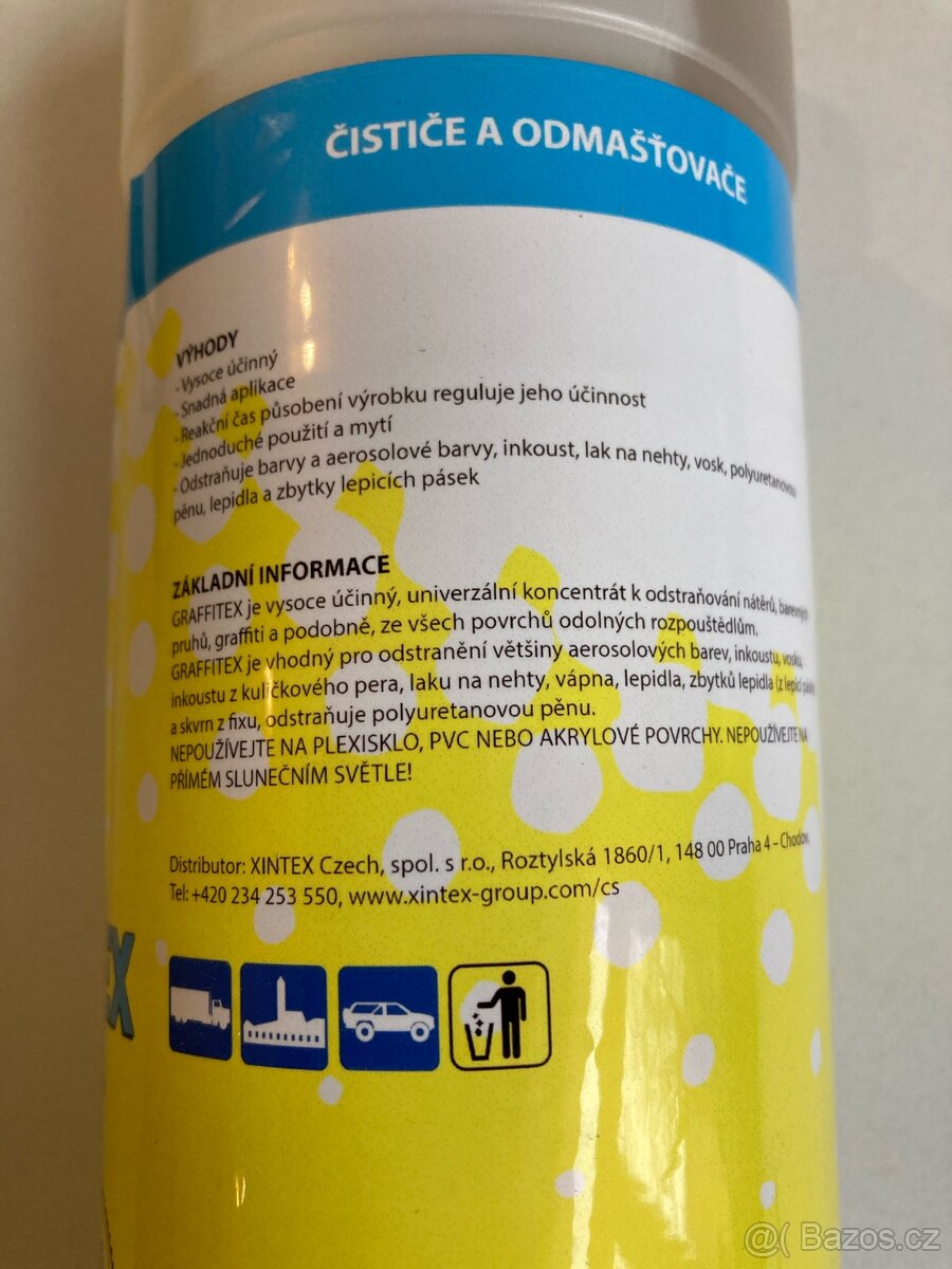 Odstraňovač graffiti Graffitex XINTEX 1 litr - 2