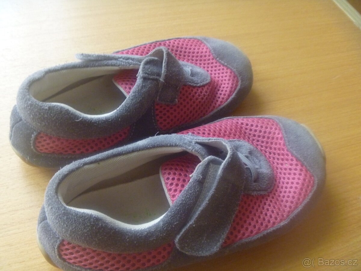 barefoot červenošedé tenisky vel. 28 - 2