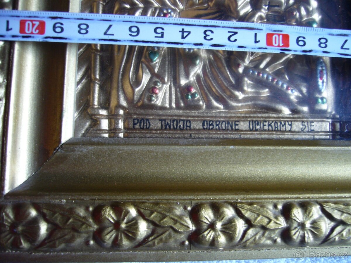 KRÁSNÁ IKONA V PĚKNÉM RÁMEČKU - 2