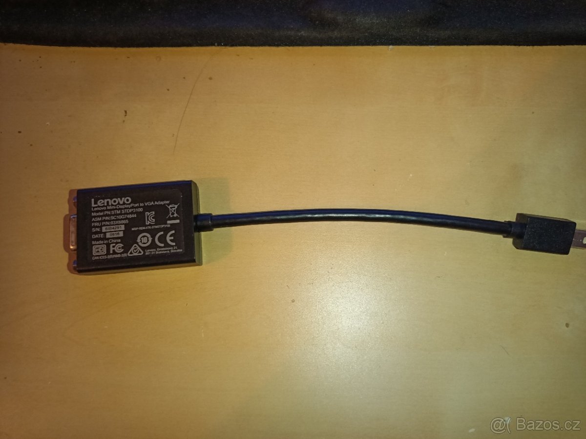 Lenovo redukce Mini-DisplayPort / VGA - NOVÁ - 2