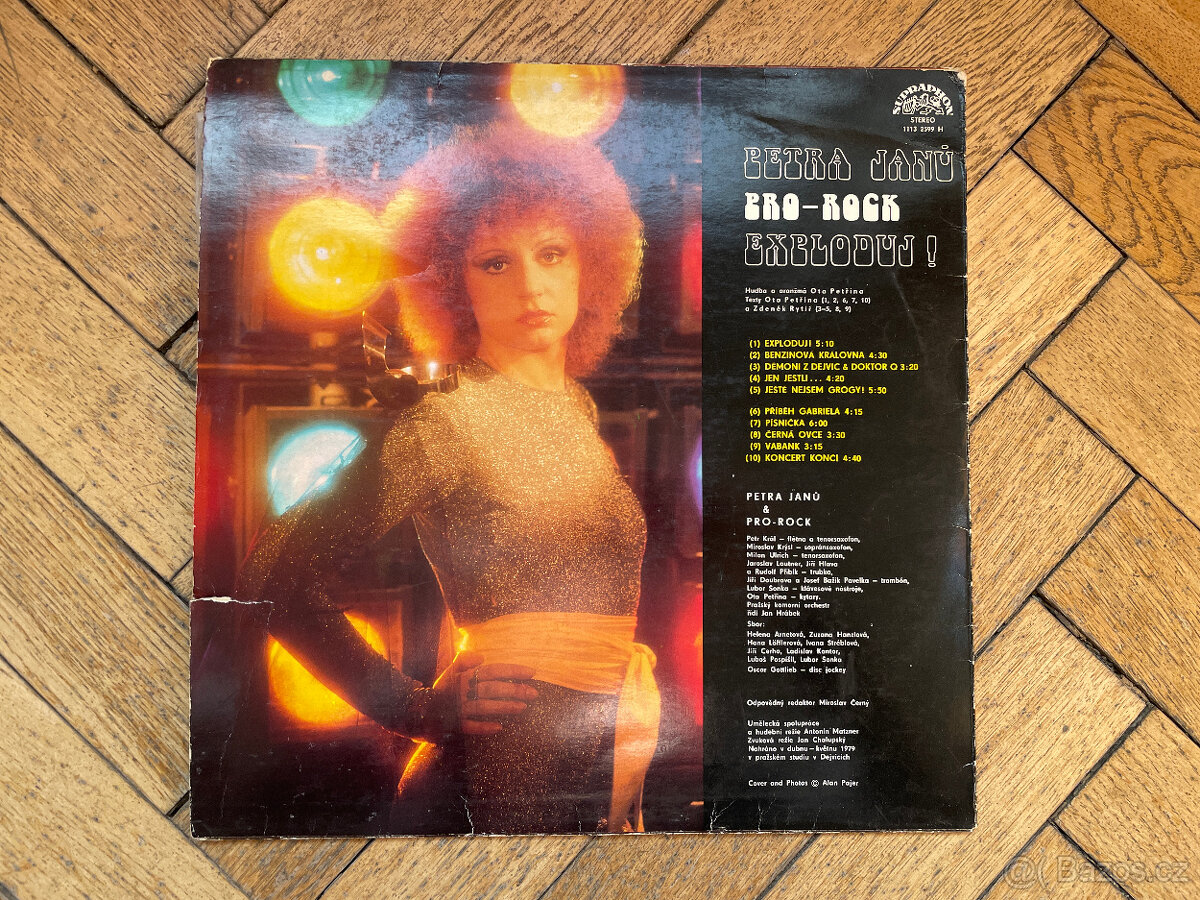 LP deska Petra JANŮ Pro rock Exploduj - 2