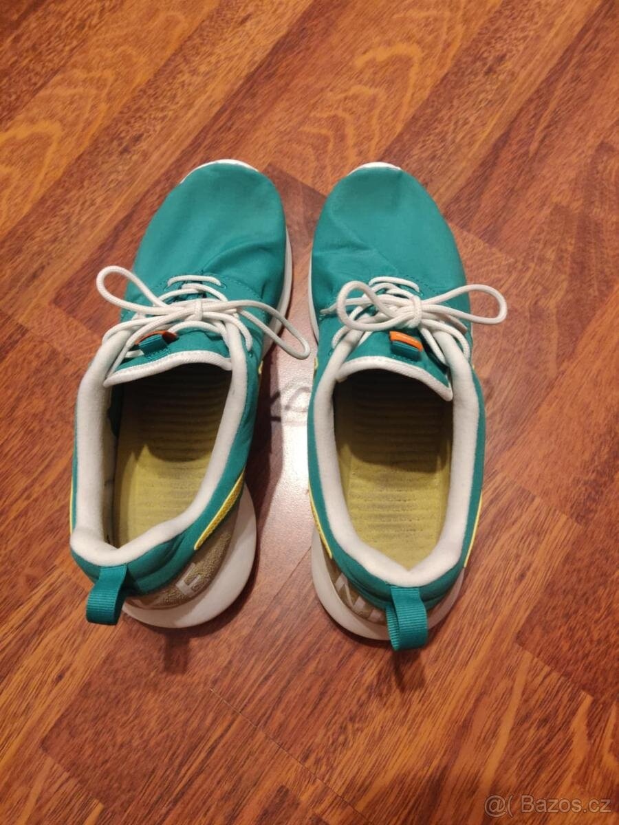 Nike Roshe Run – zeleno-žluté, vel. 45 - 2