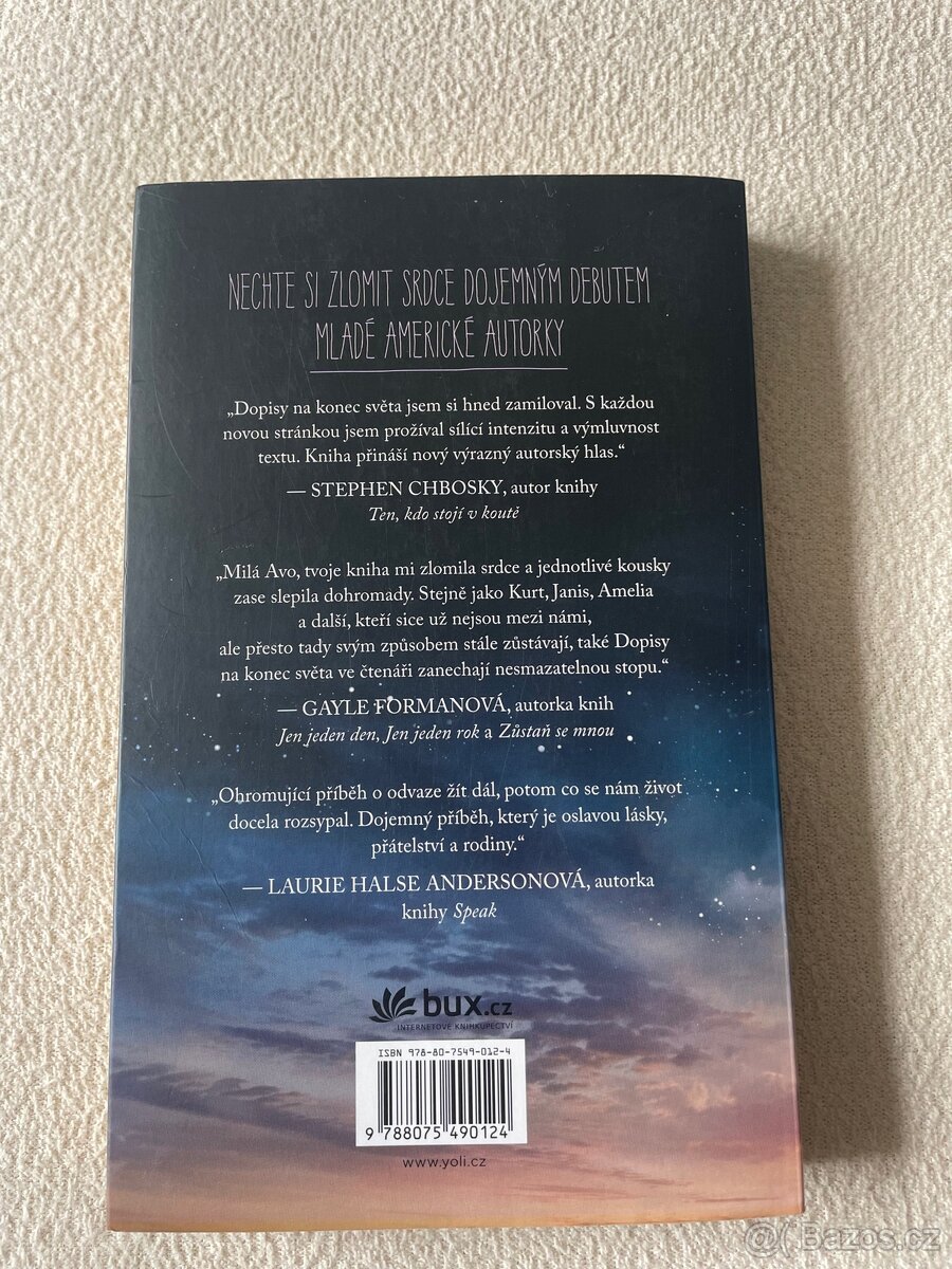 Kniha Dopisy na konec světa - 2