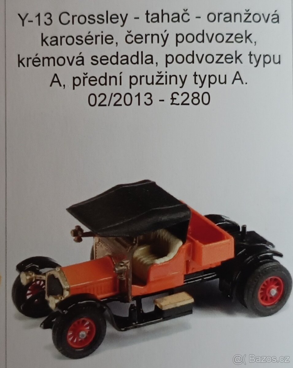 Matchbox Yesteryear Y-13 Crossley tahač - 2