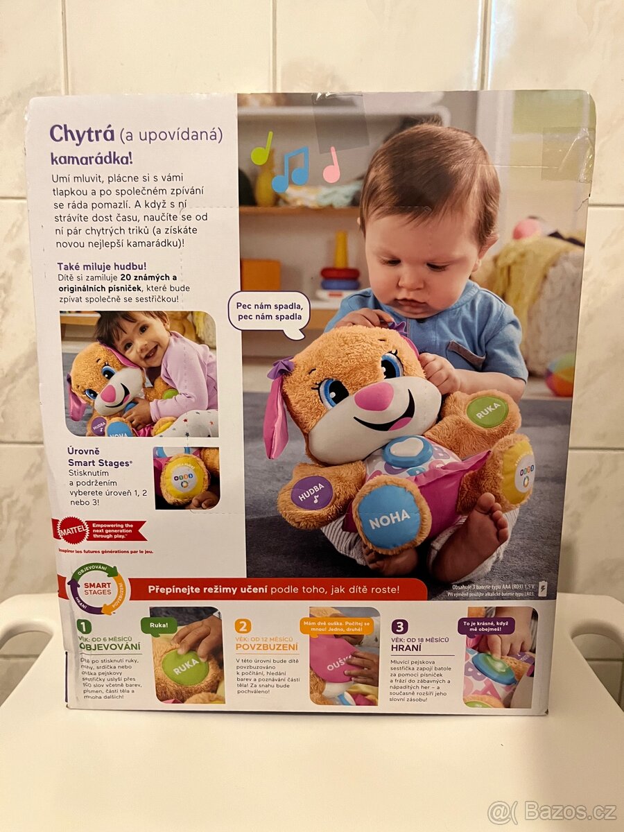 Fisher-Price Mluvící pejskova sestřička CZ. - 2