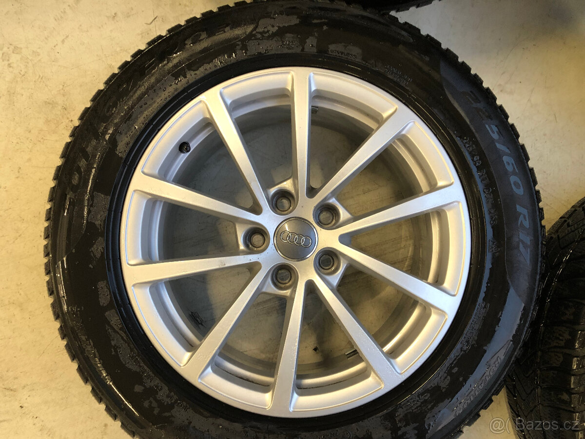 Prodám orig. ALU disky Audi s pneu zimní 225/60/17 - 2