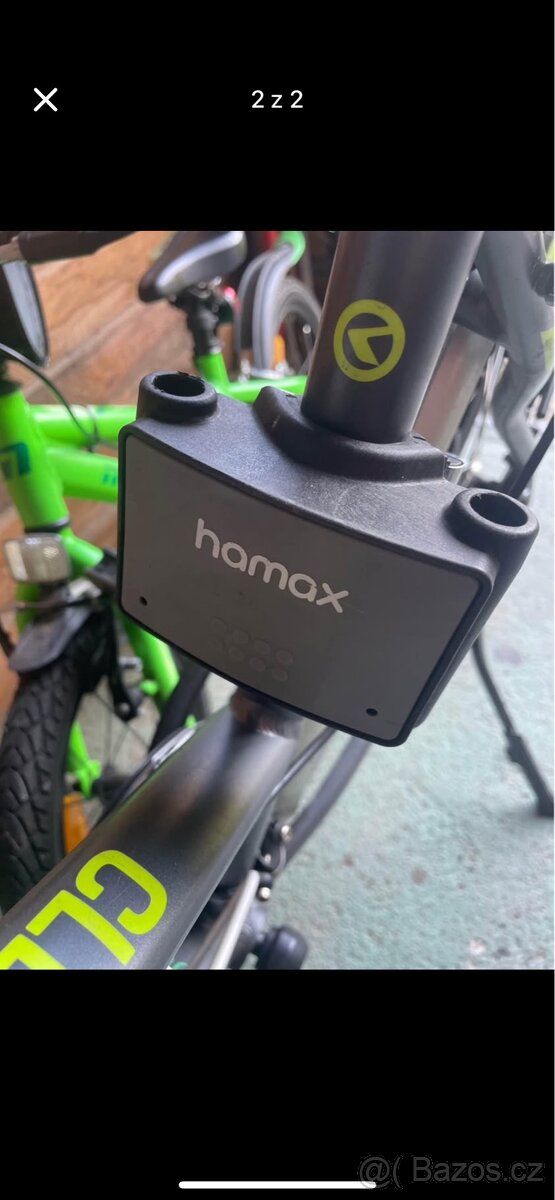 Cyklosedačka Hamax + 2 zámky - 2