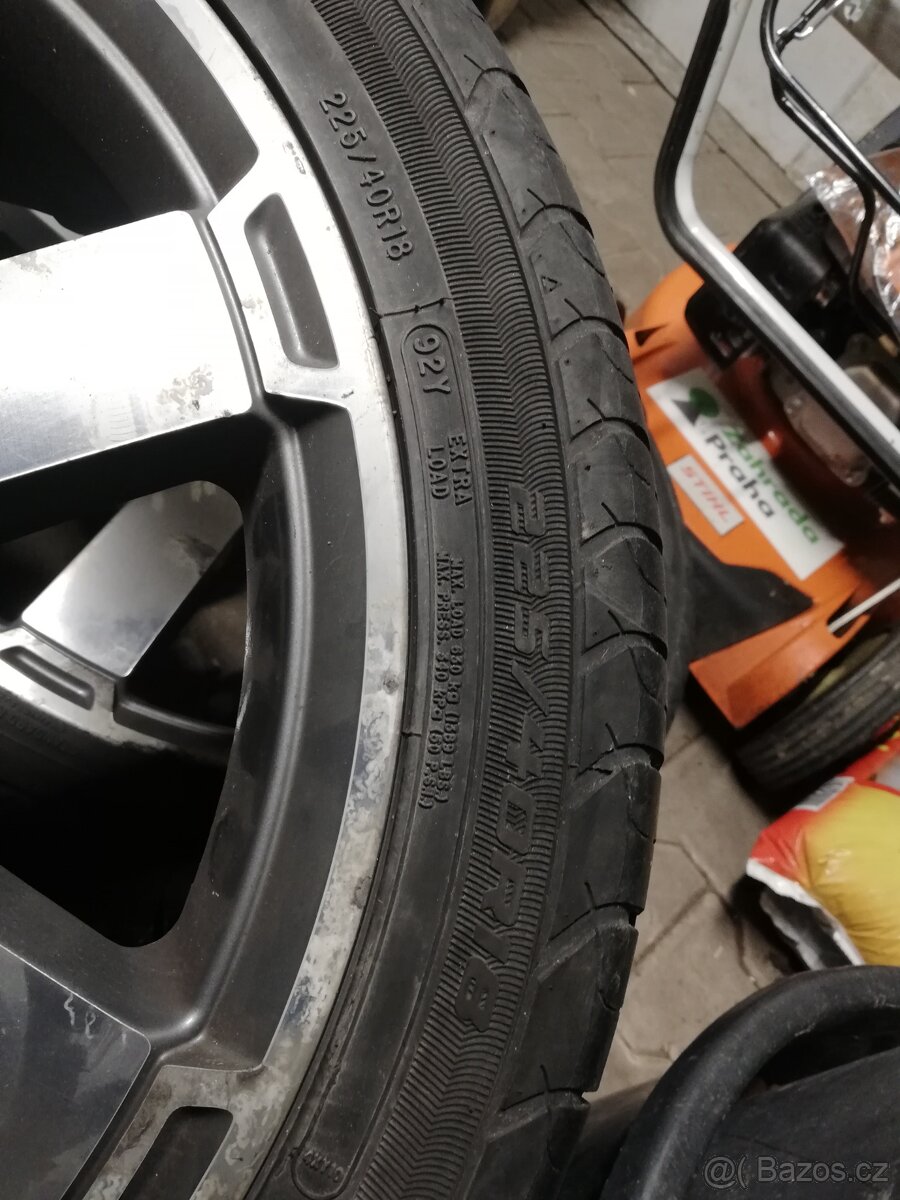 alu kola 5x108 r18 Ford + plech. disky - 2