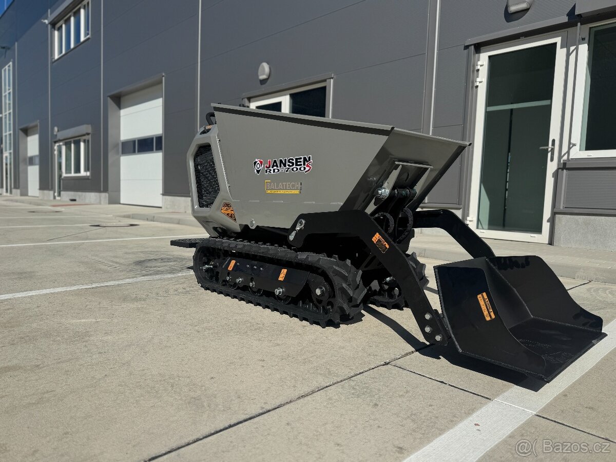 Benzínový minidumper JANSEN RD-700S se lžící - 2