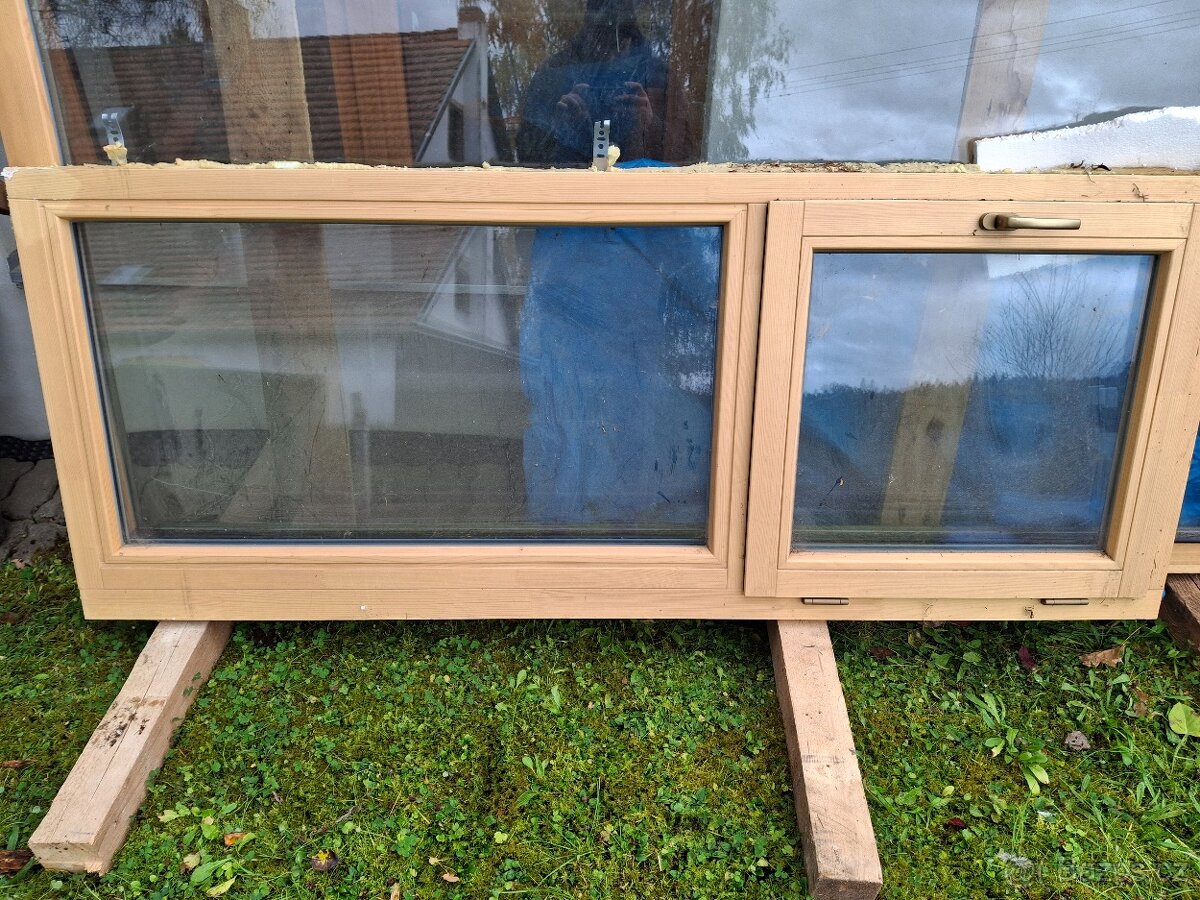 Dřevěná okna + dřevěné vstupní dveře - 2