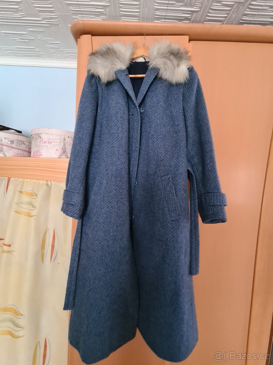 Dámský retro vlněný kabát - 2