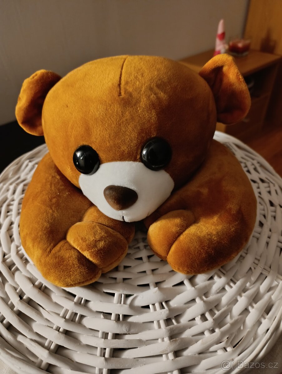 Proutěný koš s medvídkem - 2