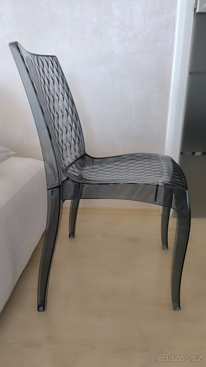 3 jídelní židle - Polykarbonát - 2