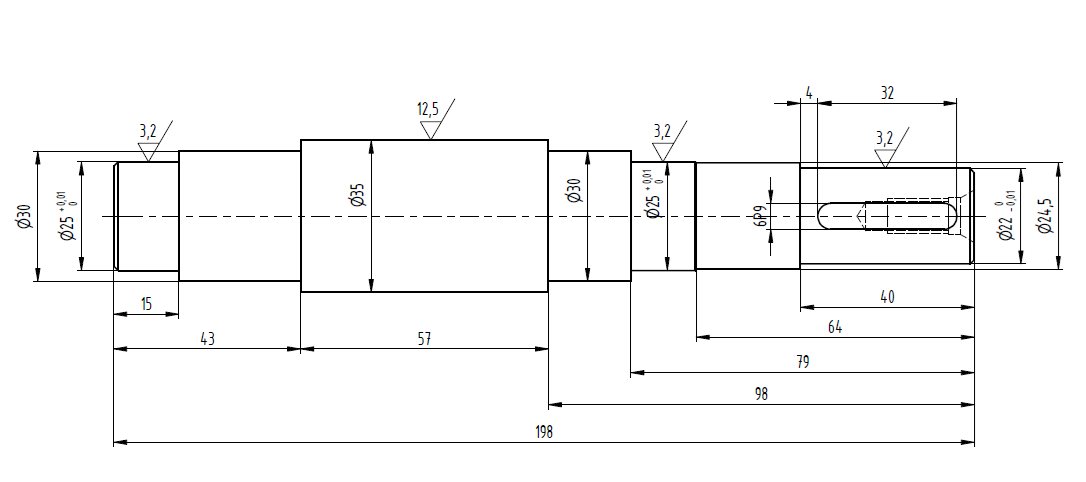 Hřídel do šrotovníku - 2