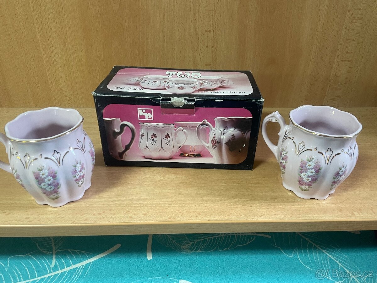 Prodám růžový porcelan - 2