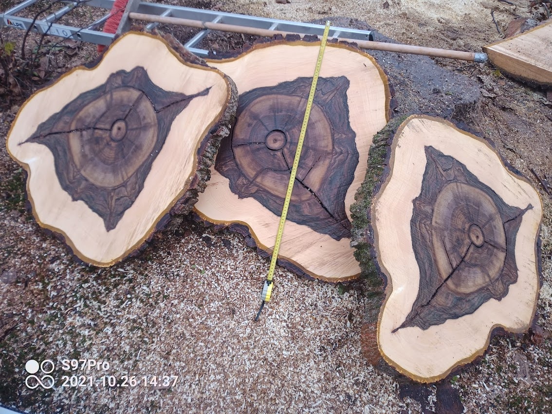 Super tmavé ořechové XXXL fošny a koláče - 2