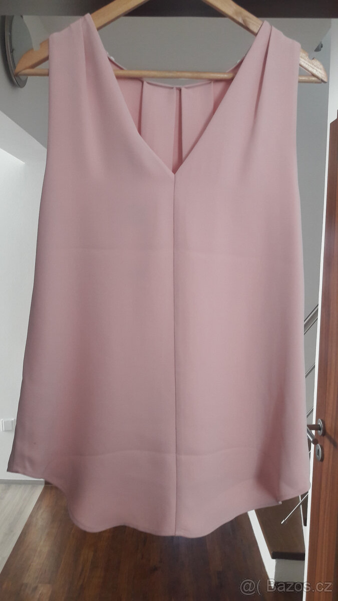 Dámská růžová halenka Calvin Klein - NOVÉ + psaníčko - 2