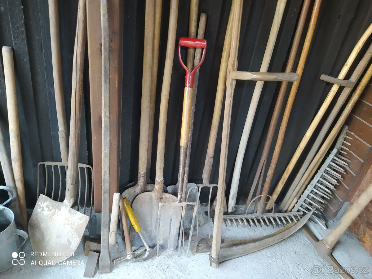 kosy,vidly,lopaty,pohrabáče,uhlák,motyčka-škrabka - 2