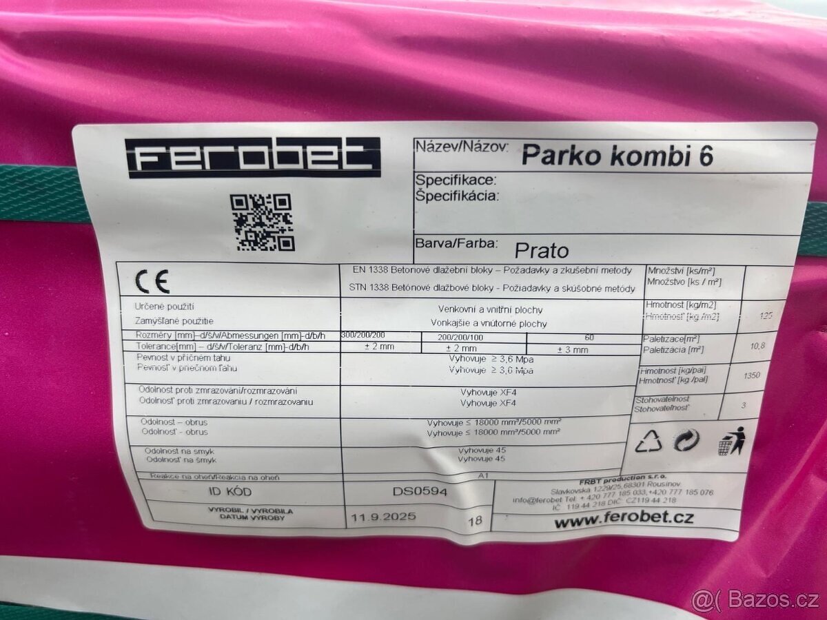 Zámková dlažba Ferobet - 2