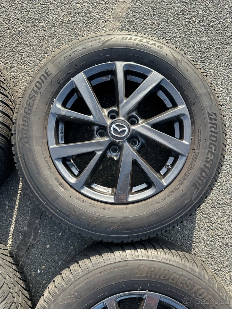 Alu Kola - 6.5 X 16 (5X114.3) - na zimních Bridgestone - 2