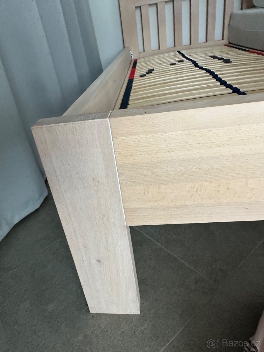 Nova postel160X200 včetně roštu s matrací - 2