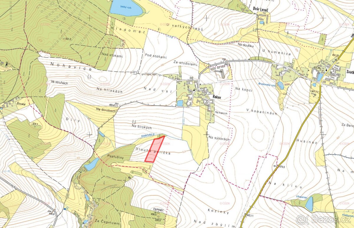 Zemědělská půda, prodej, Rakov, Bernartice, Písek - 2