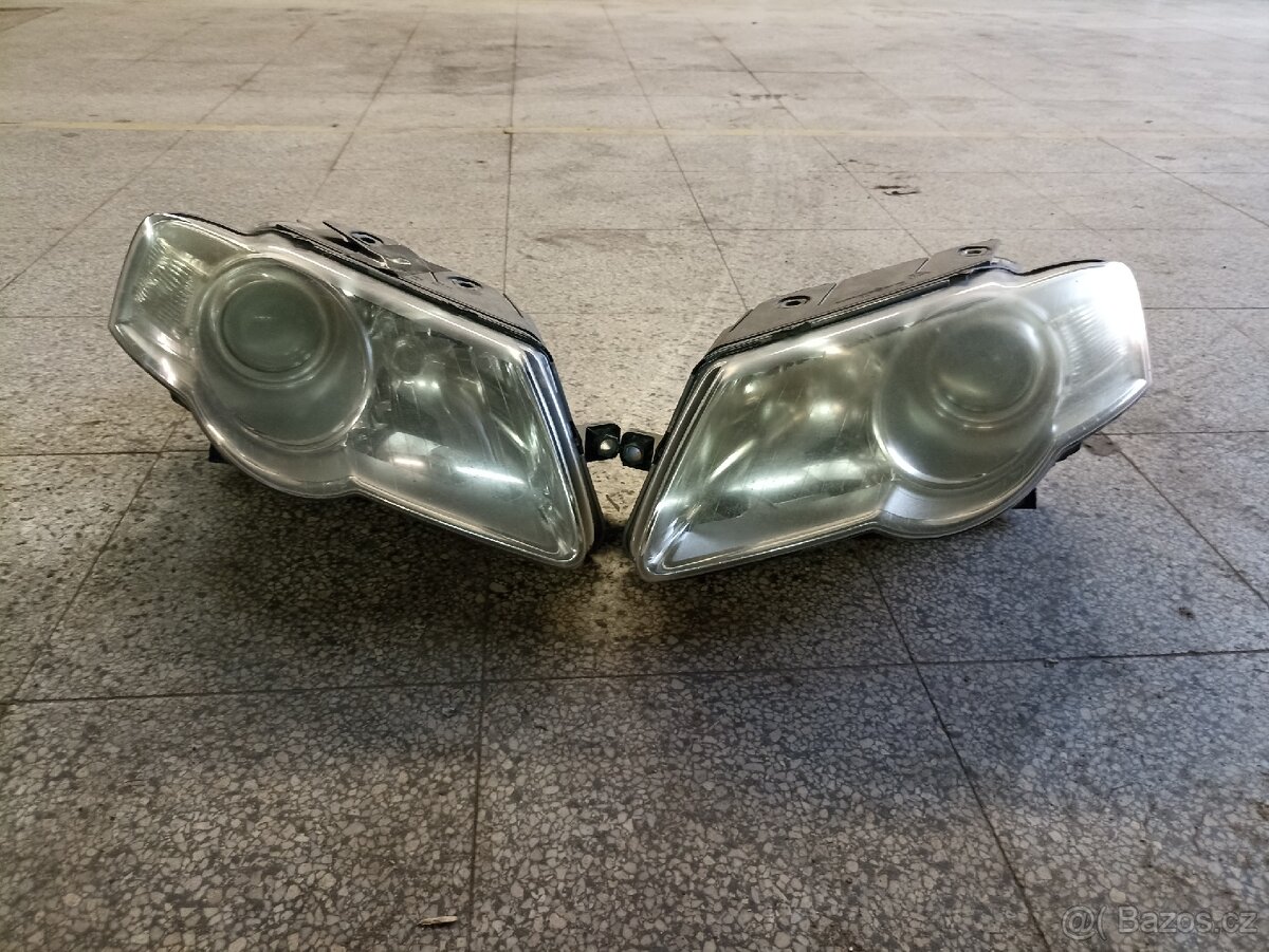 Přední světla Passat B6 . - 2