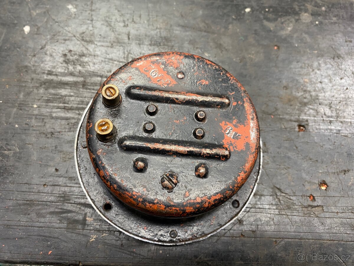 Klakson Riemann předválečný, vzácný - Mercedes Benz aj. - 2