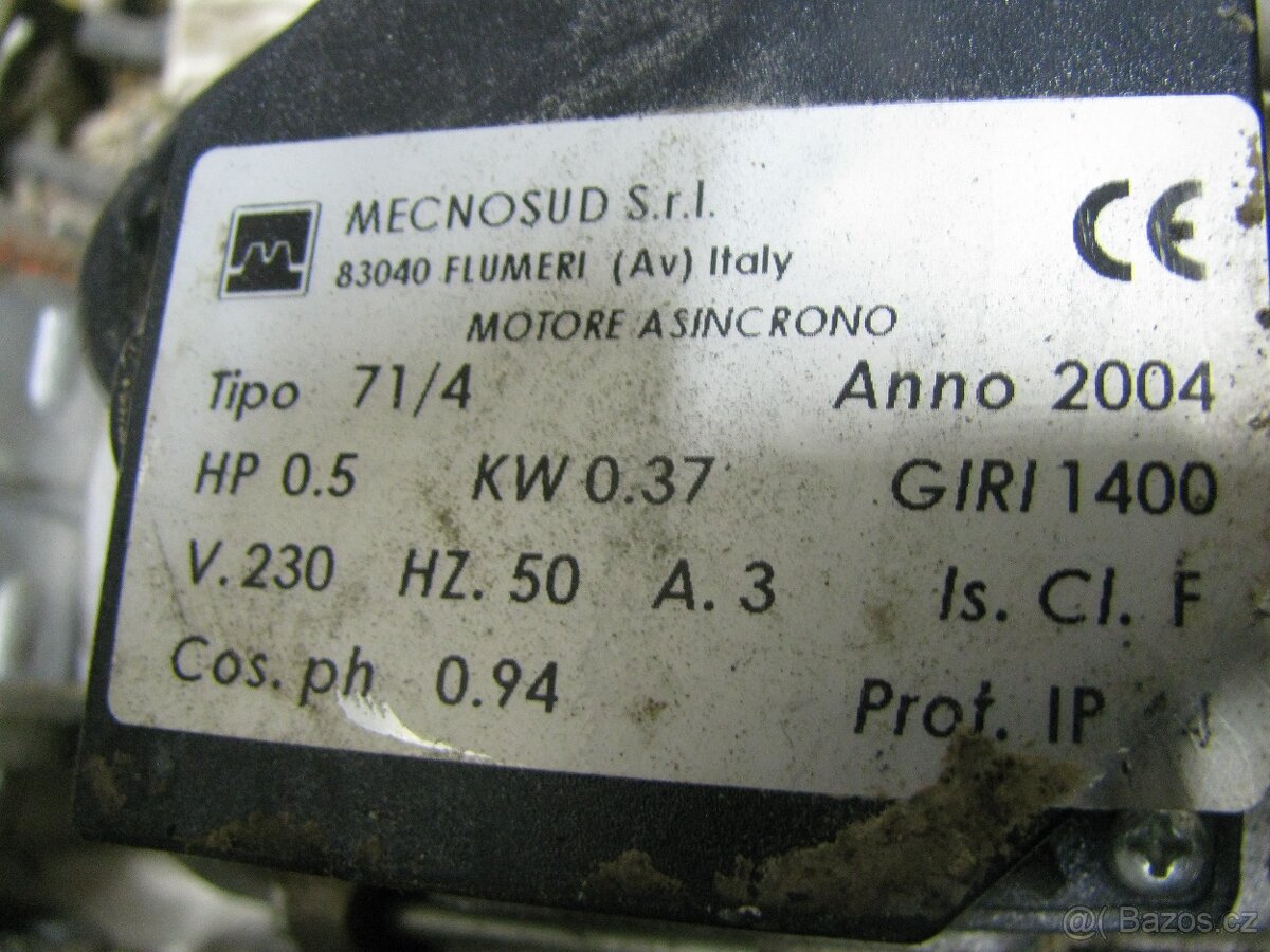 elektromotor s převodovkou na 220v - 2