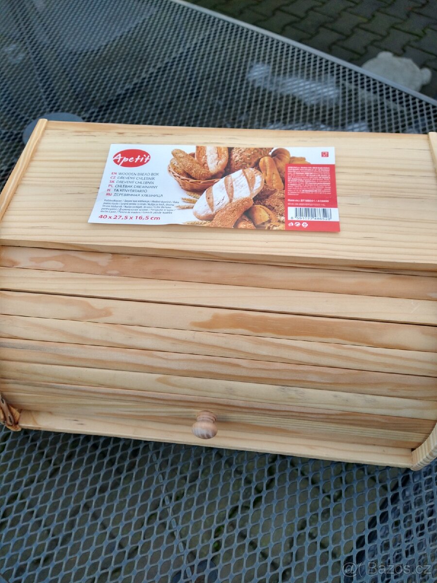 Dřevěný chlebník Apetit - 2