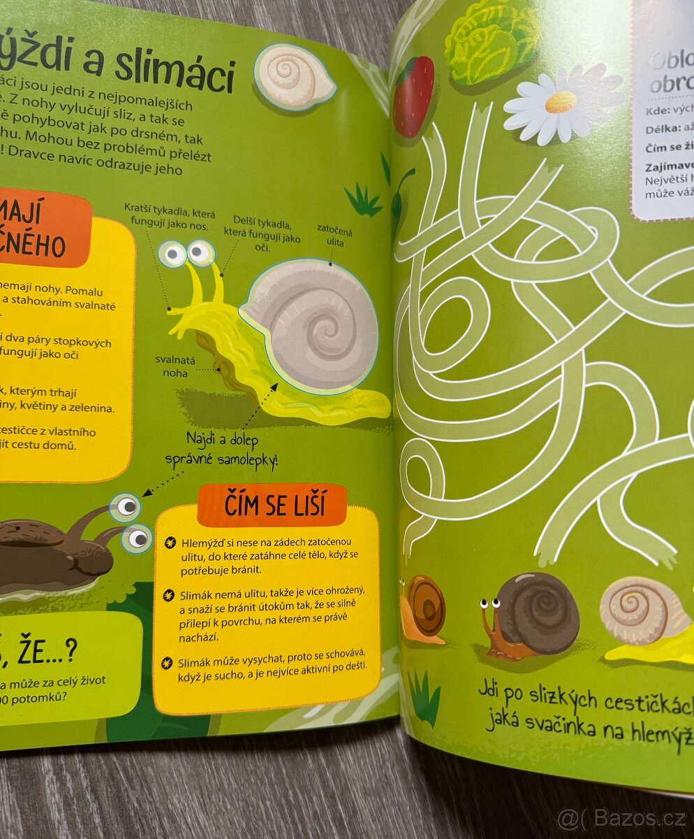 Samolepková knížka hmyz - 2
