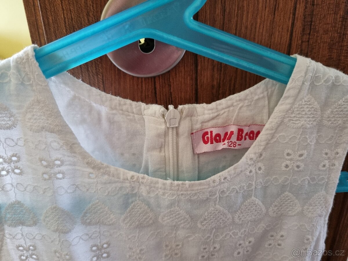 Krásné letní šatičky na zip vel. 122/128 - 2