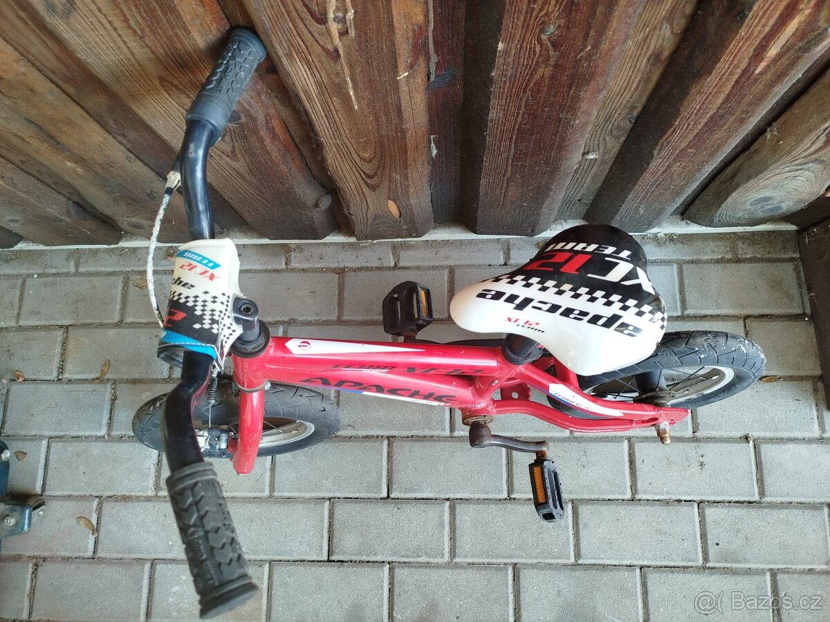 Dětské kolo APACHE X12 +přídavné kolečka - 2