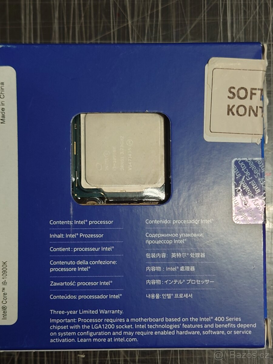 Intel Core i9-10900K, socket LGA1200 - 2