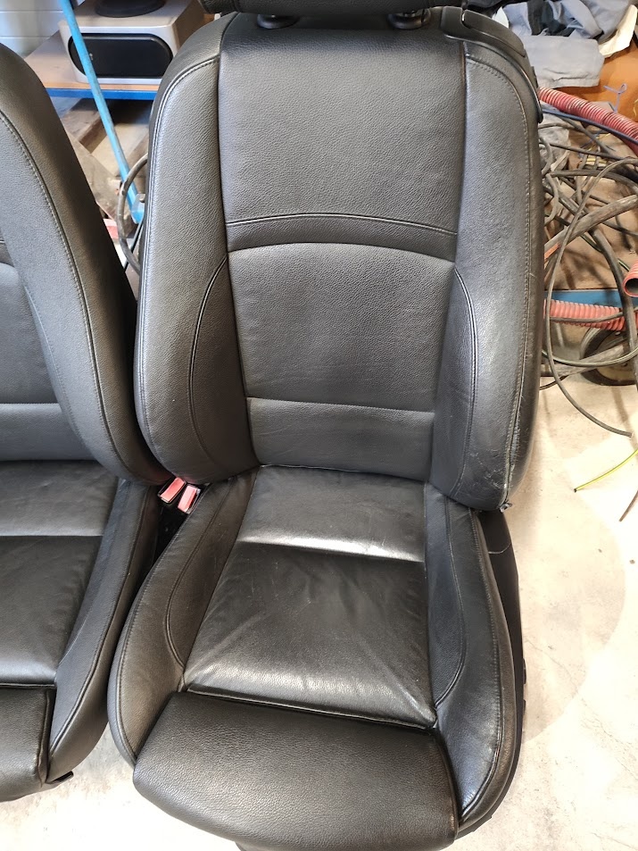 BMW E92 sport sedadla černá kůže sedačky - 2