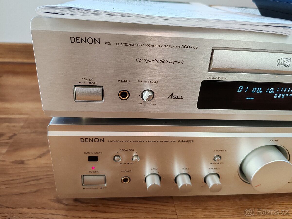 DENON PMA-655R + DCD-685 CHAMPAGNE, DO - 2