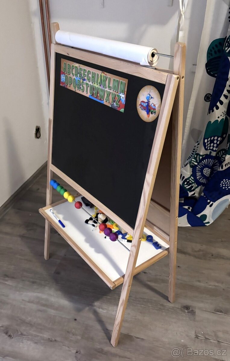 Dětská tabule 3v1 – kreslení, psaní, učení hrou - 2