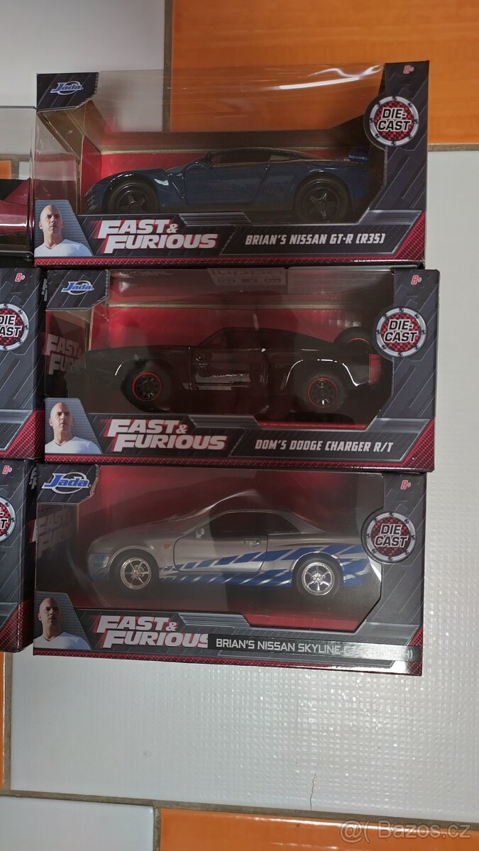 Rychle a zběsile modely 1:43 - 2