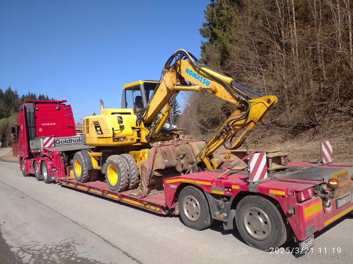 přeprava zemědělských strojů - 2