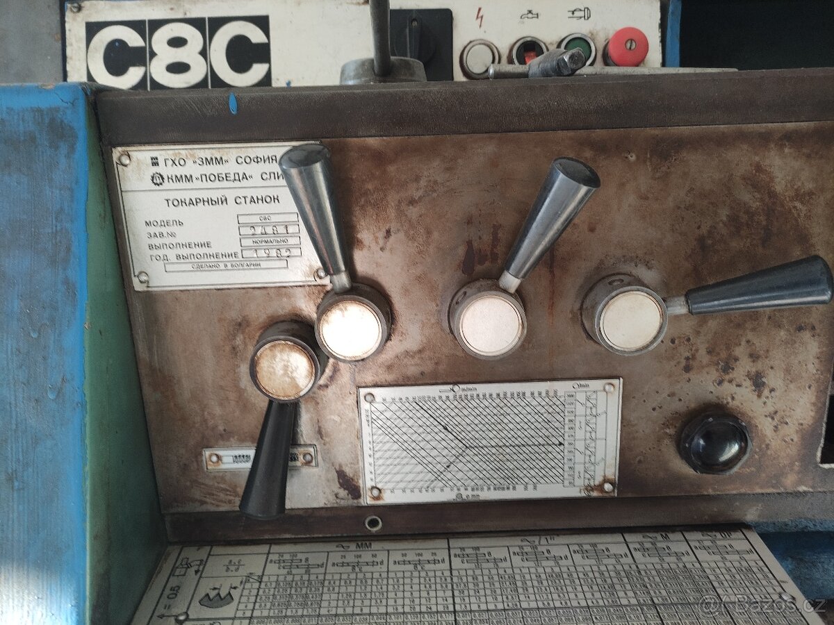 Soustruh C8C Bulharsko 1982 - 2