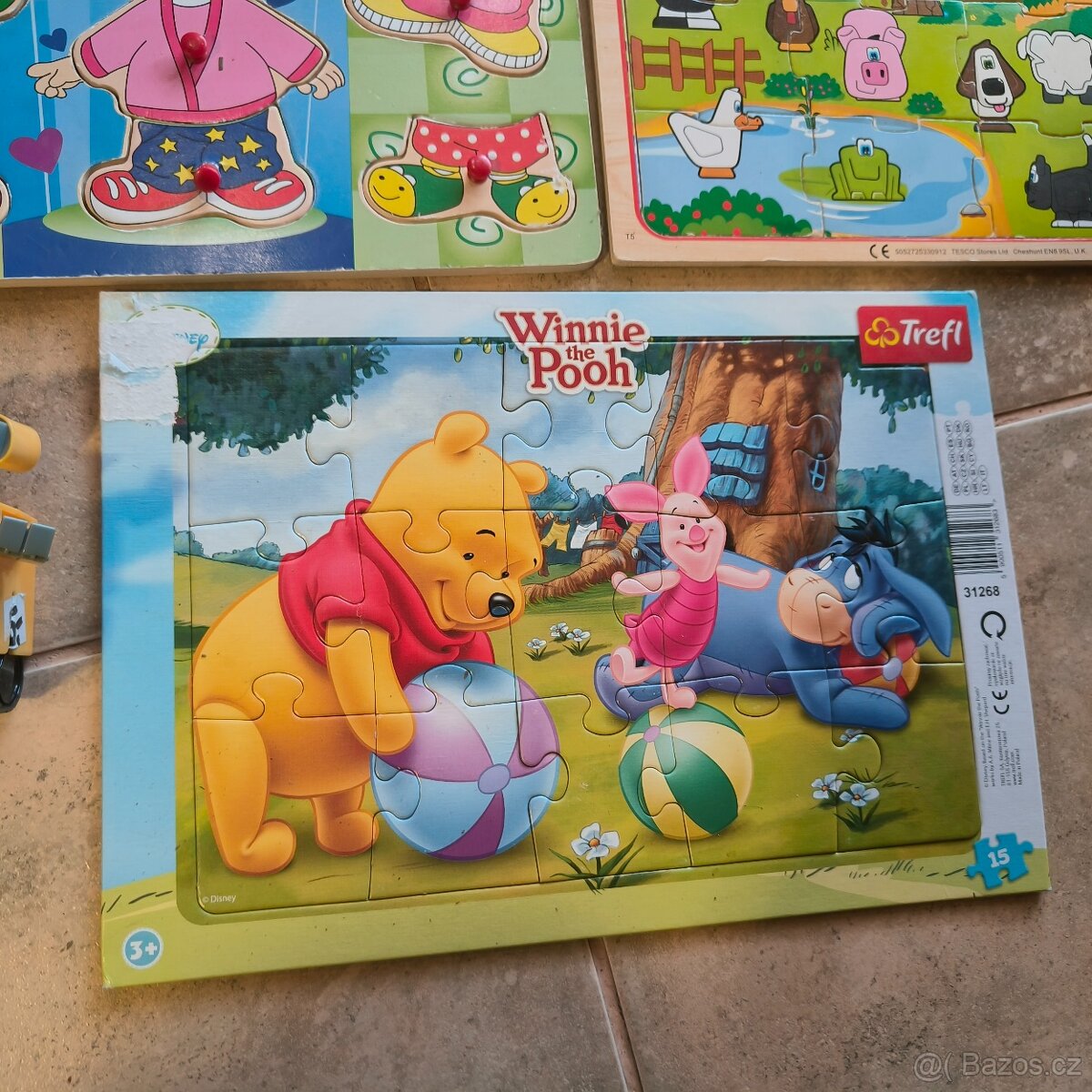 Puzzle,dřevěná skládačka pro nejmenší - 2